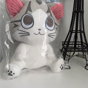 Chu’s Sweet Home Chi Plush Cat Toy - White and Pink